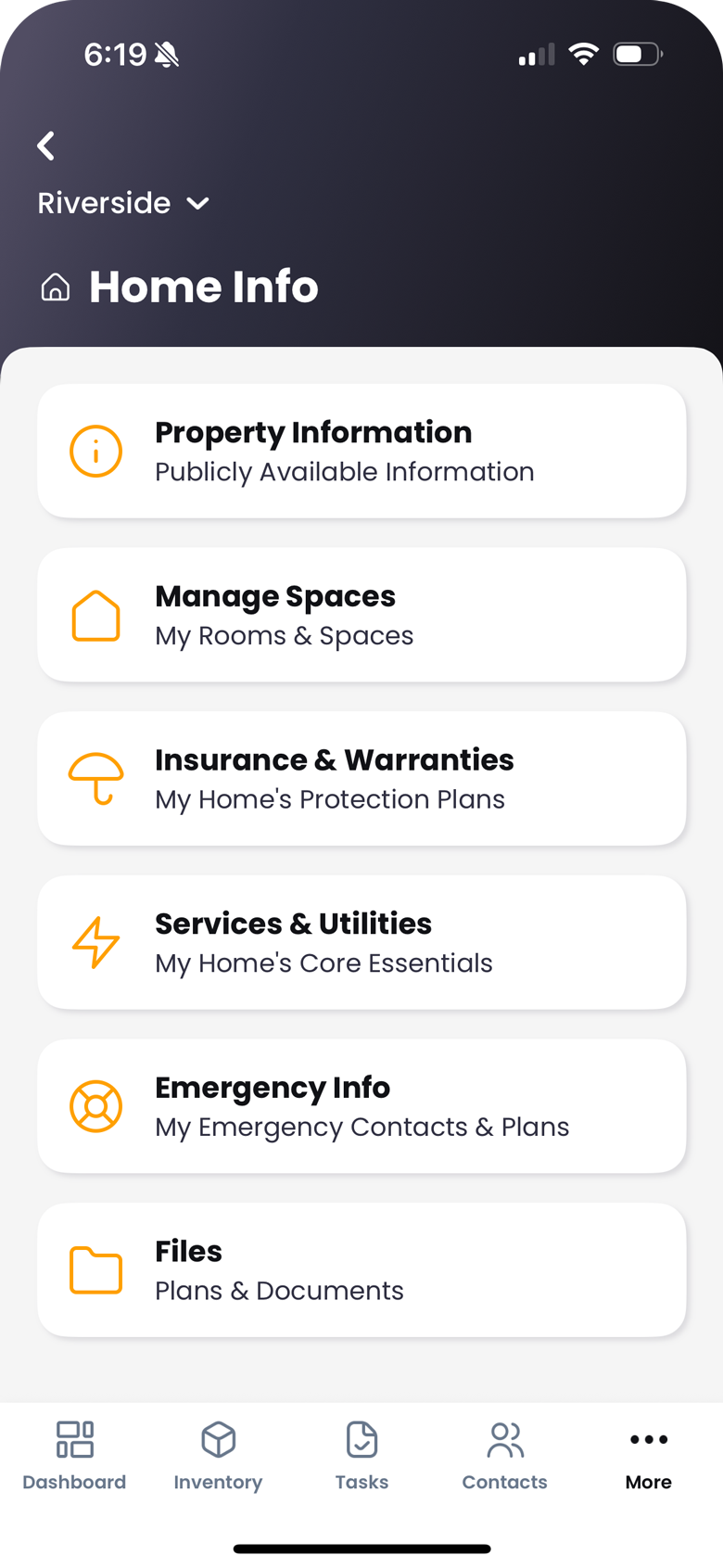 Home Info Screenshot